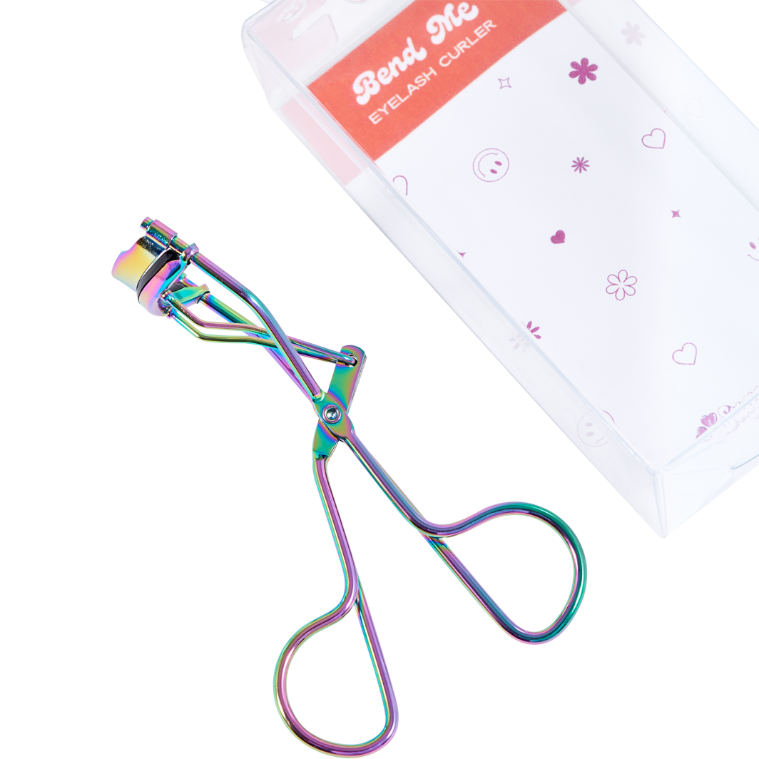 high quality lash curler in rainbow color